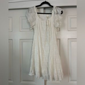 L Max Studio White Dress